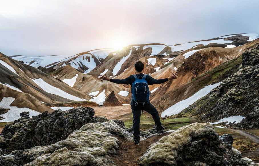 The Landmannalaugar in central Iceland