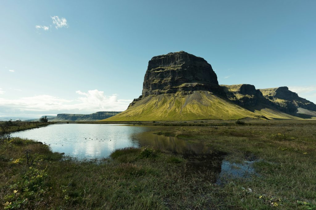Lómagnúpur Mountain in south Iceland