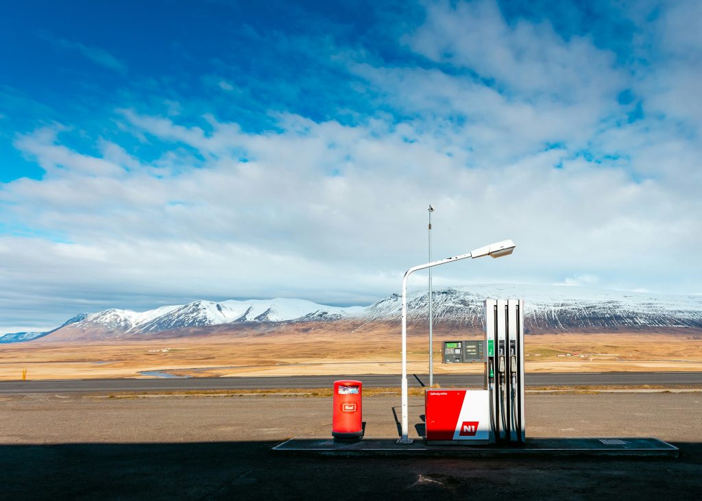 A N1 gas station in Iceland