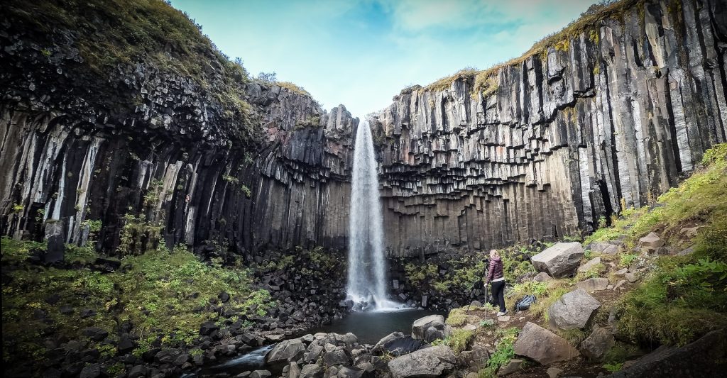 svartifoss is located in South Iceland