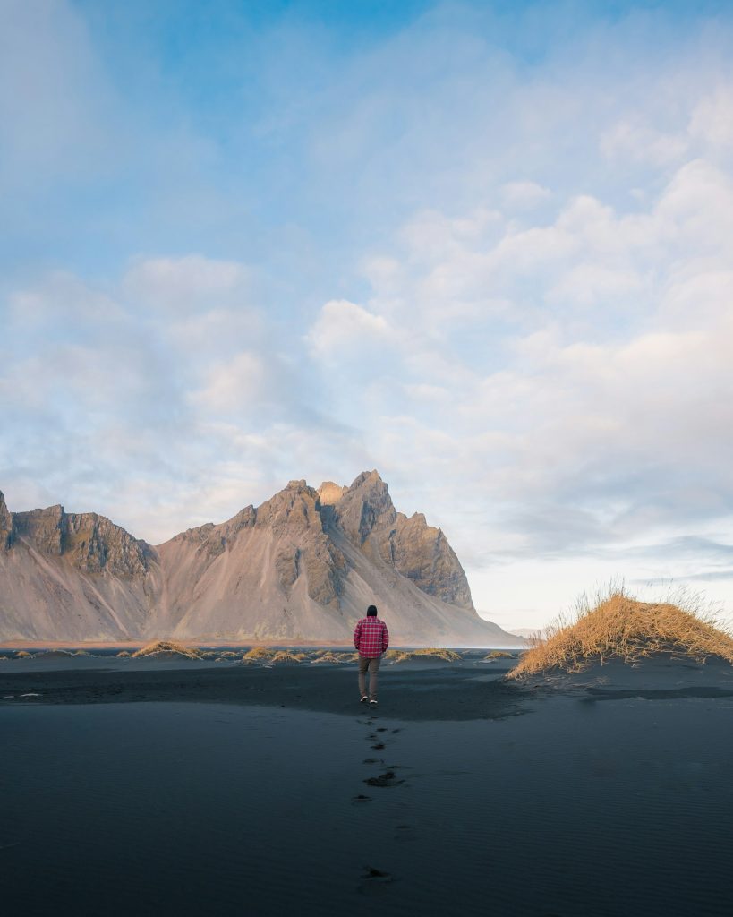 the Vestrahorn mountain in Southeast Iceland