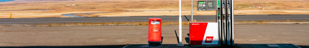 how to find gas stations in Iceland