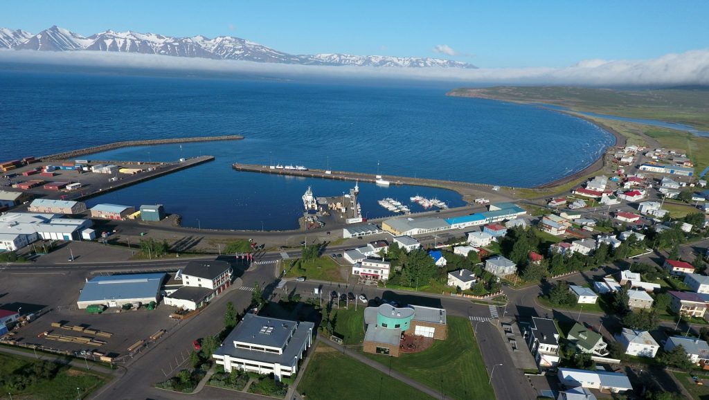 Dalvik is the tonw in North Iceland