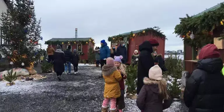 Heiðmörk Christmas Market in Reykjavik iceland