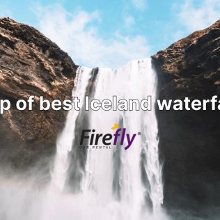 A Map guide to waterfalls in Iceland