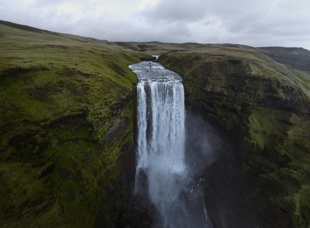 Skogafoss iceland in the south iceland