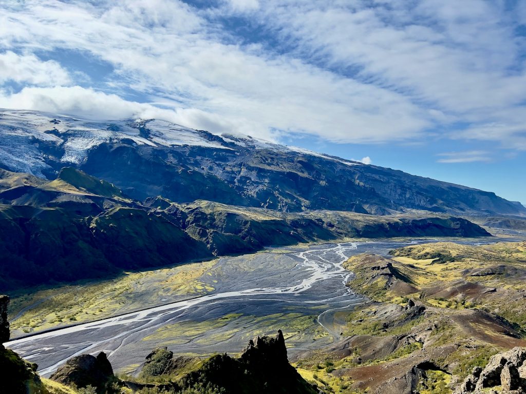 thorsmork area in iceland highland