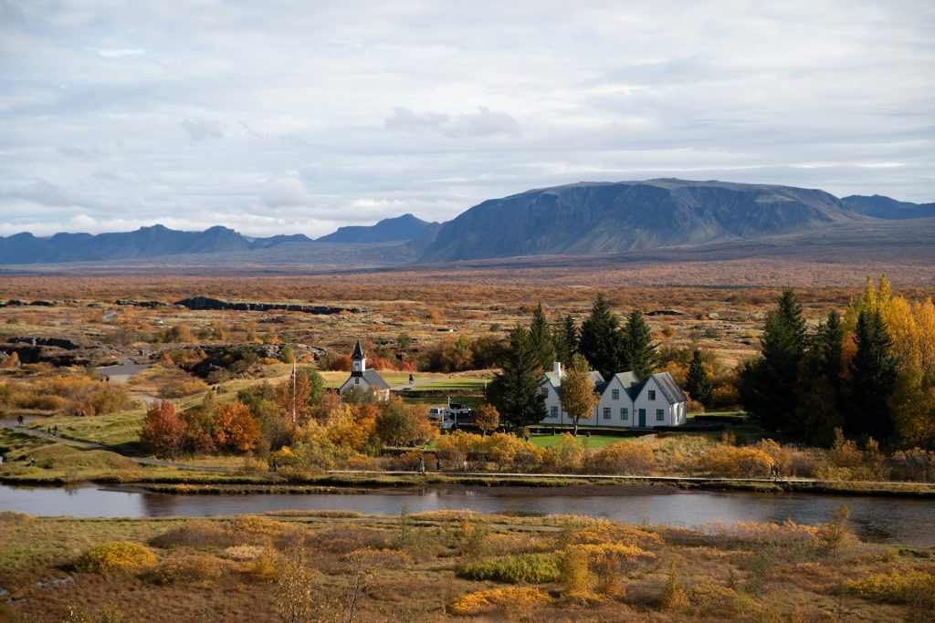 Thingvellir National Park is the UNESCO World Heritage Site