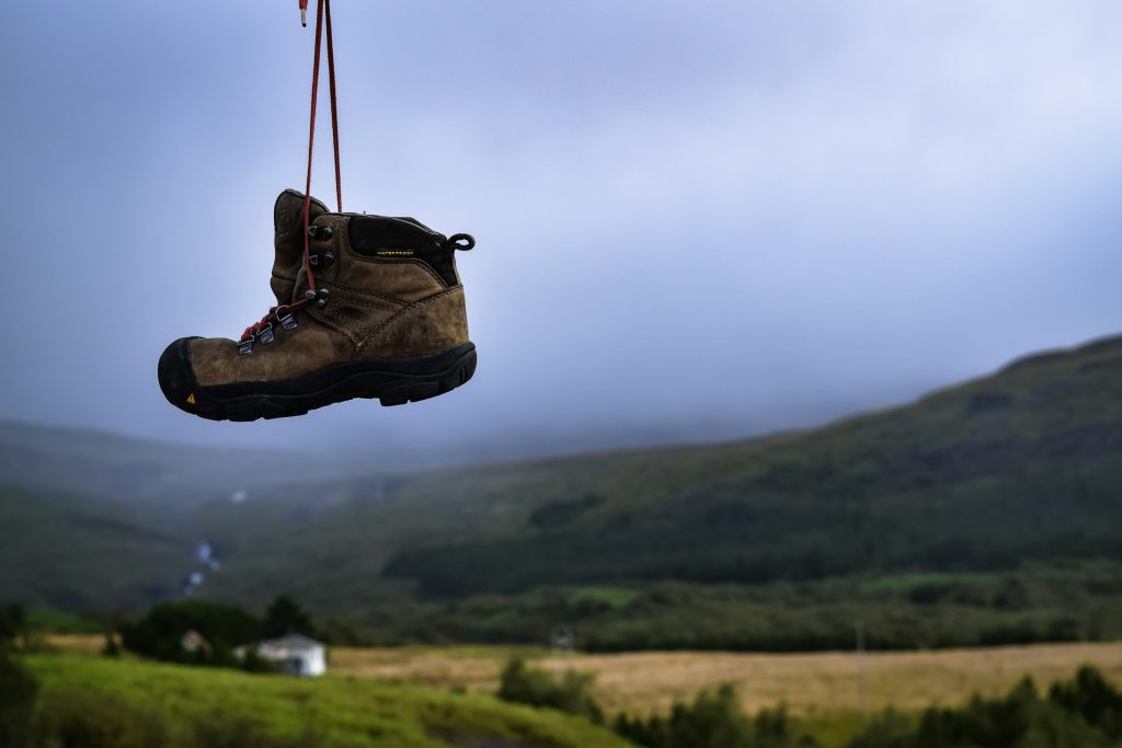 hiking shoes are the best for Iceland trip 