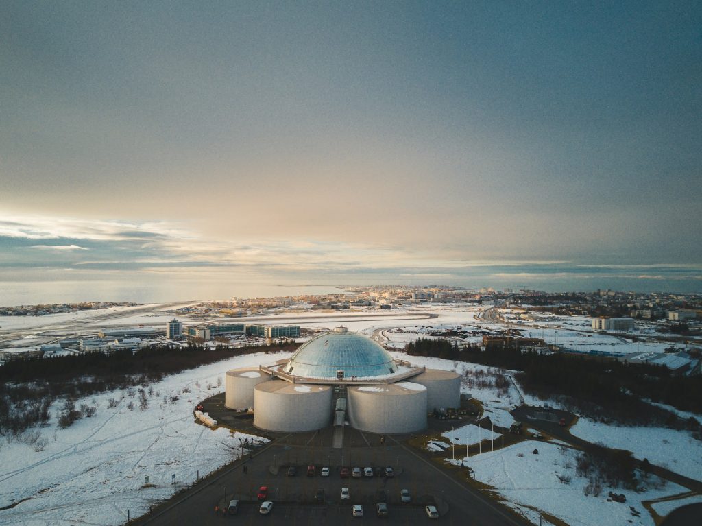 Perlan museum located in Reykjavik 