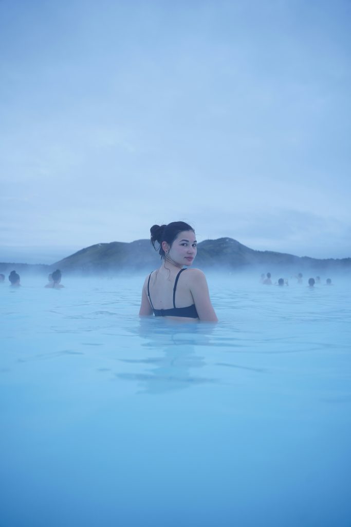 Why Blue lagoon is blue in color 