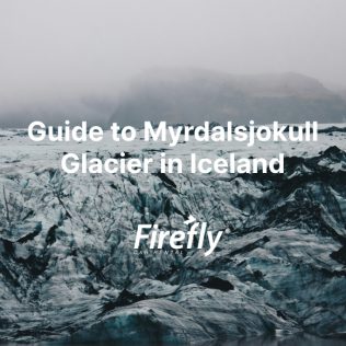 a traval guide to the Myrdalsjokull Glacier in Iceland South